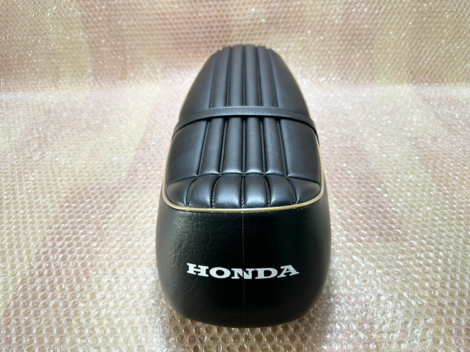 Sillín de metal Honda CL50 Seat Gold Pipping SS50Z CL 70 SS50 S50 CD50 SS50V. Foto 3 de 4