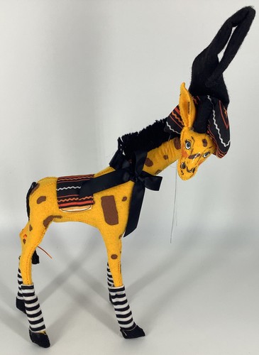 2018 Annalee 12” Giraffe Witch Halloween Plush Doll 312018 NEW HTF RARE - Picture 1 of 11