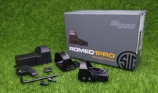 Sig Sauer ROMEO1PRO 1x30mm 6 MOA Reflex Red Dot Sight w/ Shroud, Black- SOR1P101