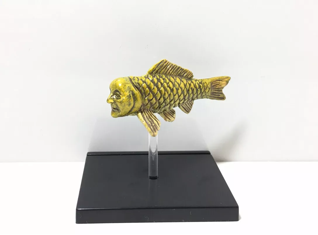 RARE Discontinued Japan Exclusive UMA Human Face Fish Demon Figure