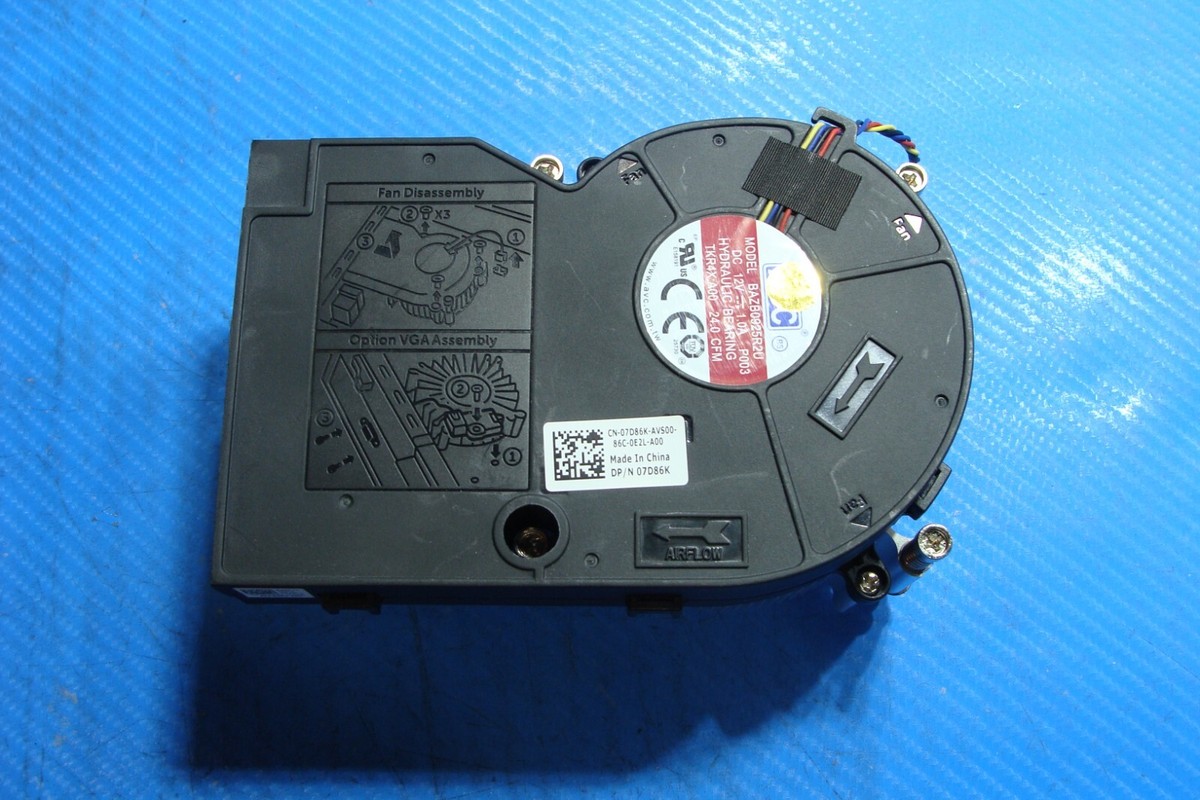 Dell Optiplex 5050 SFF Genuine Desktop CPU Cooling Fan w/Heatsink