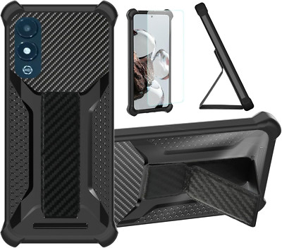 Case Compatible for Vortex Zg65 Pro Phone Case Stand Cover [with Tempered