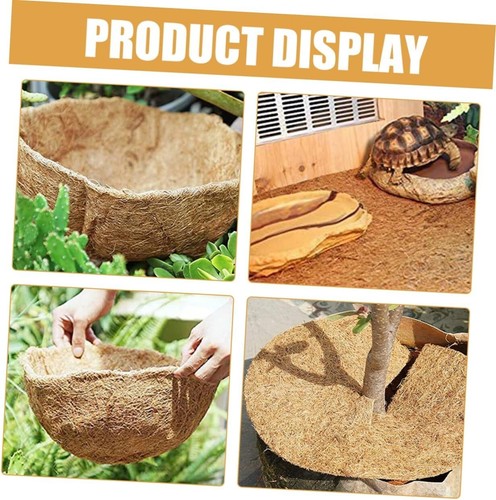Coco Flower Hanging Planter Roll Liner Garden Wall Basket Coir Fibre Coconut Pet - Picture 12 of 18