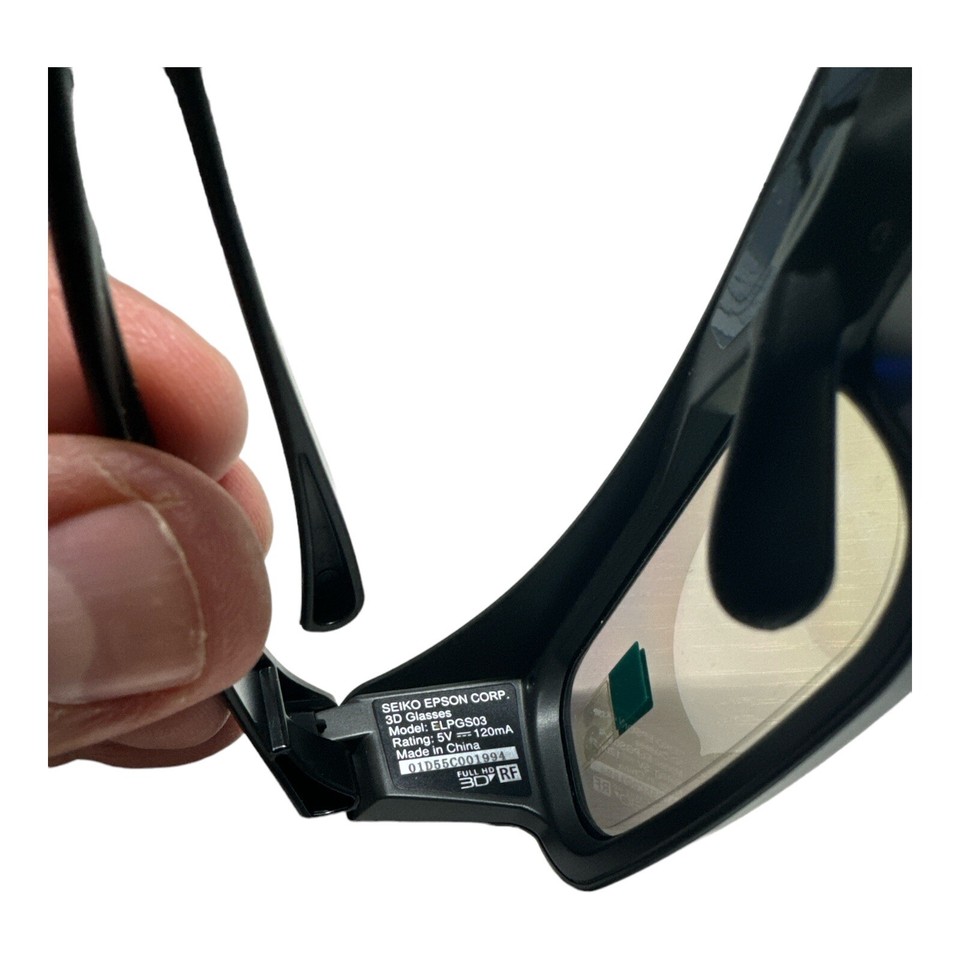 🔥 Epson ELPGS03 Active 3D Glasses Full HD RF 3D New Open Box 🔥 eBay