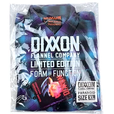 DIXXON Flannel x Black Sabbath Paranoid Men's XL Plaid Collab Band Shirt