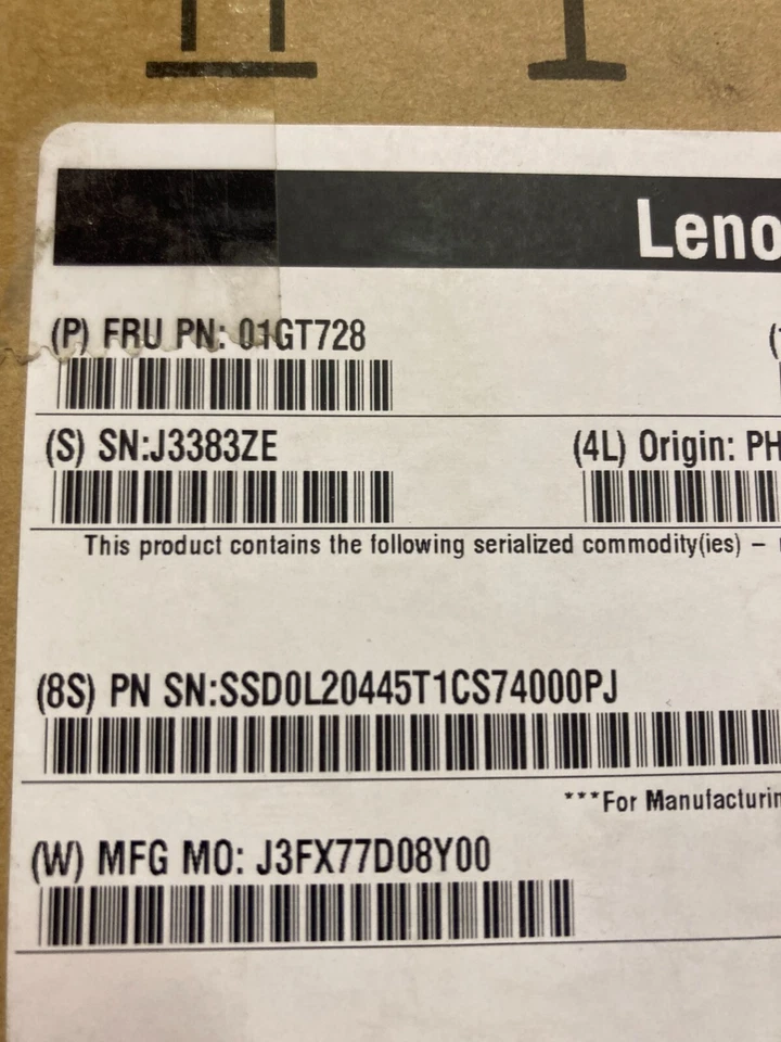 NEW 01GT728/ PX04PMB160 Lenovo ThinkSystem 1.6TB 2.5 NVME PCIE SSD - Image 3 of 4