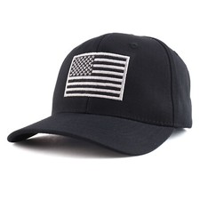 USA American Flag Embroidered Operator Cap - Free Shipping