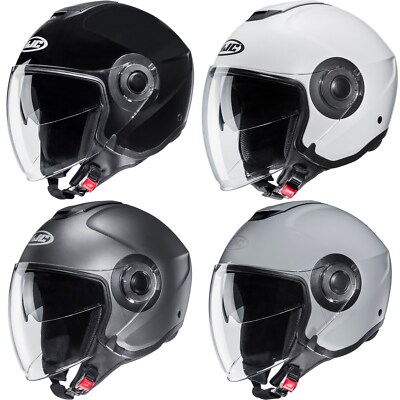 Motorcycle Helmet HJC i40N Jet Helmet with Visor and Sun Visor Roller Helmet