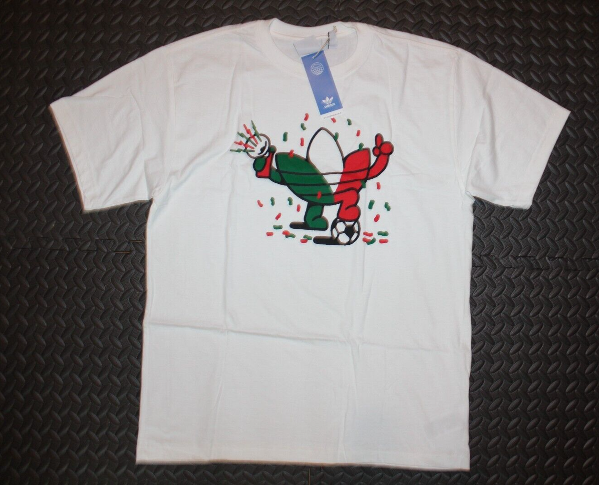 NEW MENS ADIDAS ORIGINALS MEXICO CITY SOCCER TREFOIL TREFOIL SHIRT