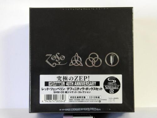 Led Zeppelin 40th Anniversary Definitive Collection 12-CDs SHM MINI-LPs New - Picture 1 of 7