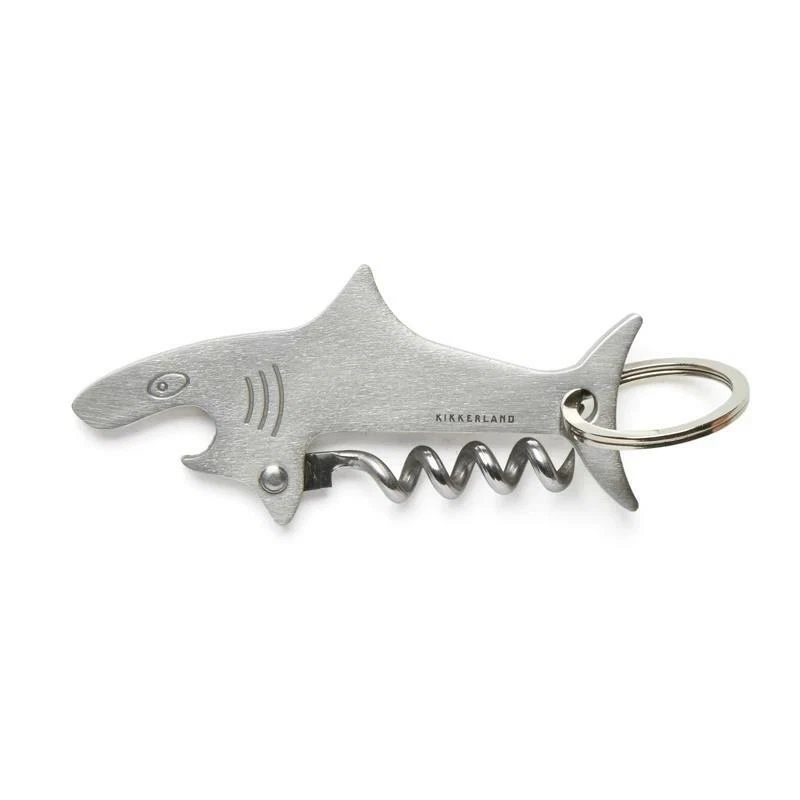 Shark bottle opener keychain top