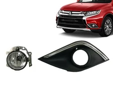 For 2016-2020 Mitsubishi Outlander Bumper Fog Light W Bezel Cover Driver LH Side