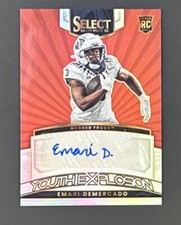2023 Select Draft Picks - Youth Explosion Auto #YS-EDE Emari Demercado Red Prizm