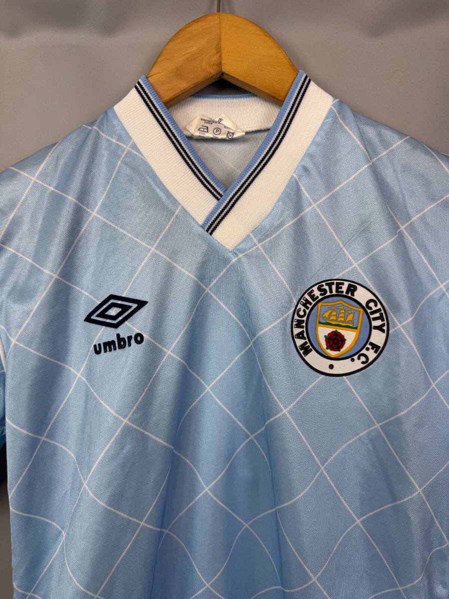 MANCHESTER CITY 1988 1989 HOME SHIRT FOOTBALL SOCCER JERSEY MANCHESTER CITY 1988 1989 HOME SHIRT FOOTBALL SOCCER JERSEY