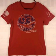 Grunt Style Shirt Men's Small Red Graphic Flight 93 Let's Roll