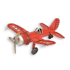 9932166 Nostalgie Modell-Auto Oldtimer Spitfire-Kampfflugzeug 6x16x16cm