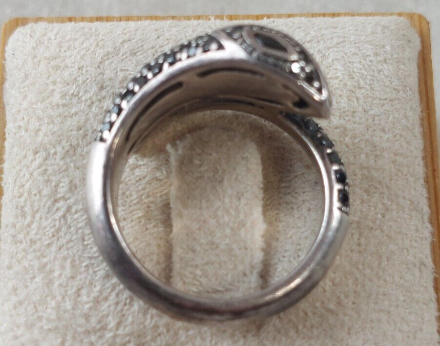 Bague Serpent Avec Pavé De Zirconium Thomas Sabo - Argent Massif Taille 54