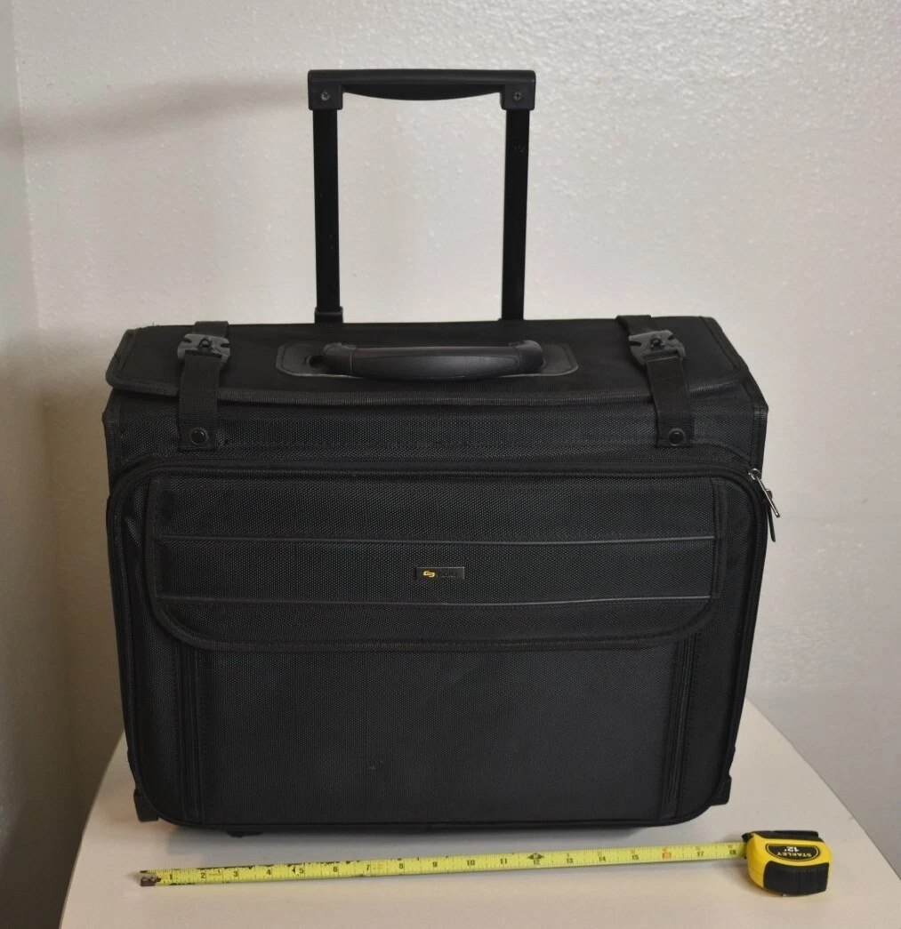 SOLO Rolling Briefcase Laptop Bag Wheeled Luggage Travel Bag