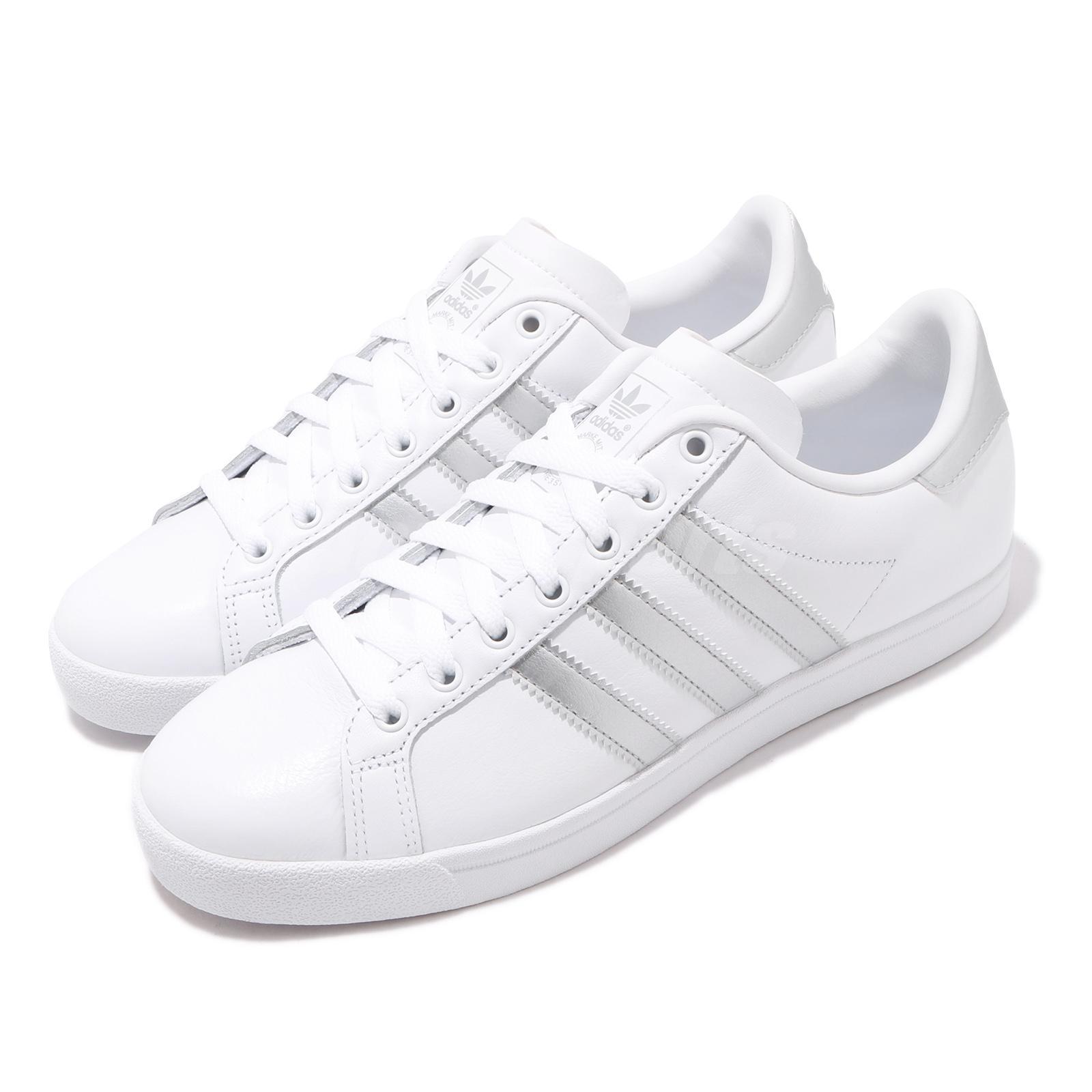adidas Originals Coast Star W White Silver Women Classic Casual Shoes  EE6521 | eBay