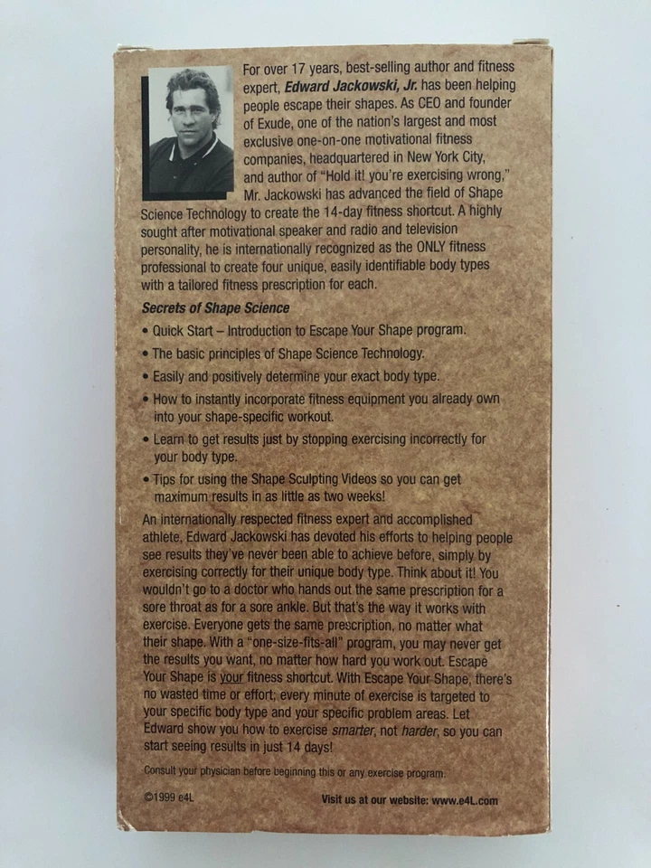 The Secrets of Shape Science VHS Use Bio-Morphic Movements to Reveal Body Within - Image 3 of 4