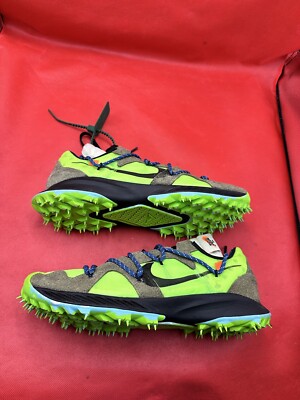 購入証明付OFF-WHITE NIKE ZOOM TERRA KIGER 5 GREEN CD8179-300 Nike Zoom Terra Kiger 5 OFF-WHITE Electric Green (Women's