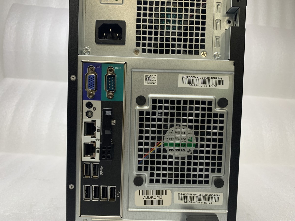 Dell PowerEdge T130 Intel Xeon E3-1220 v5 3GHz 16GB RAM 1 TB