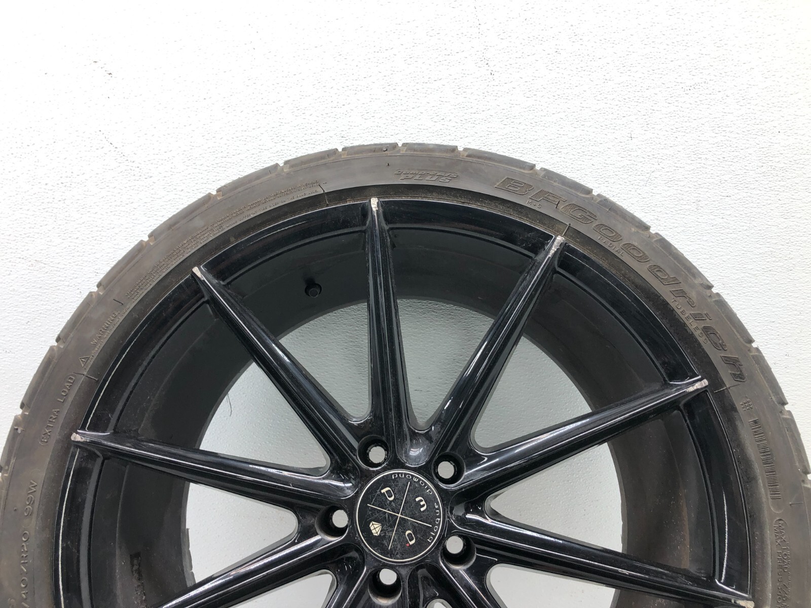 2014-2020 MASERATI GHIBLI S Q4 FRONT WHEEL RIM TIRE 20" 20x9 OEM BLAQUE DIAMOND.