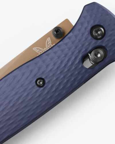 Benchmade Bailout Crater Blue Aluminum 3.38" Folding Pocket Knife 537FE-02 - Picture 5 of 10