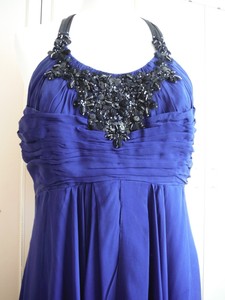 navy blue floaty dress