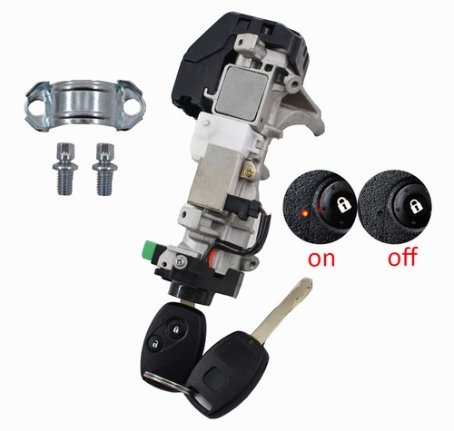 Ignition Switch Cylinder Lock Auto Trans 2 Key Fit For 06-11 Honda Civic 1.8L - Picture 3 of 7