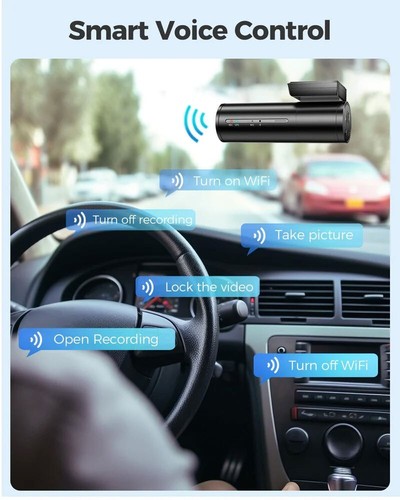 AZDOME 4K+1080P Dual Dash Cam 5G WiFi GPS Front+Rear Parking Mode - Picture 8 of 14