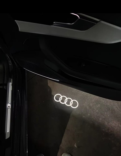 Luci Sottoporta Audi a LED "Anelli AUDI" Originale Plug & Play A3/5/6/7 TT Q3 - Foto 5 di 12