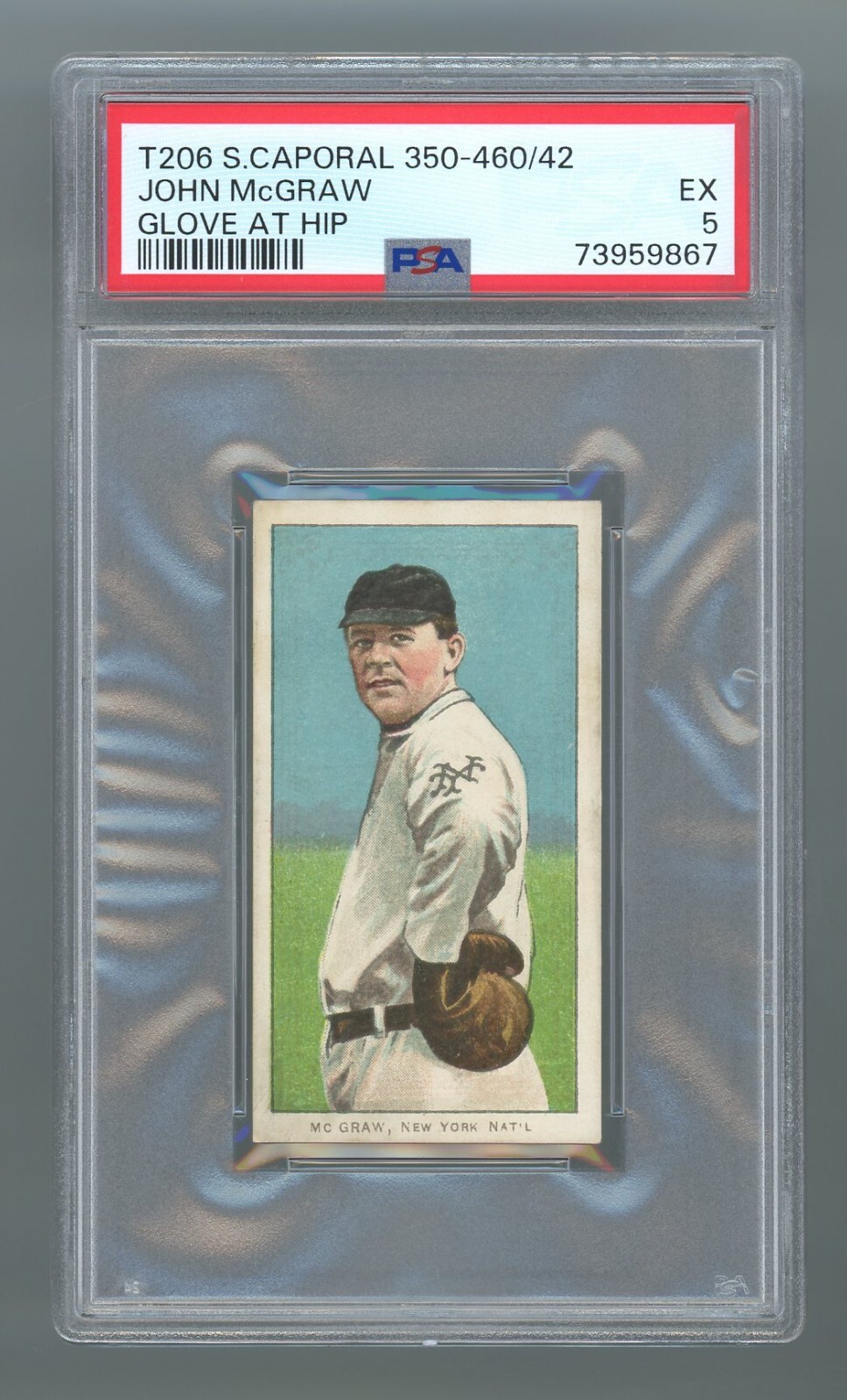 1909 T206 John McGraw (Glove at Hip / 350-460/42) PSA 5 EX #73959867