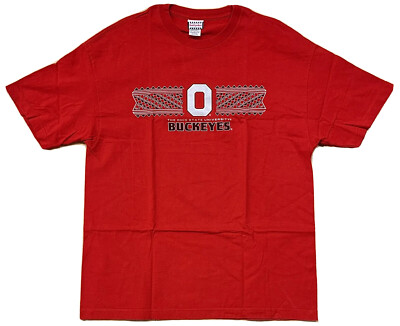 Ohio State Buckeyes NCAA College T-shirt Size XL Red Foot Locker Excellent