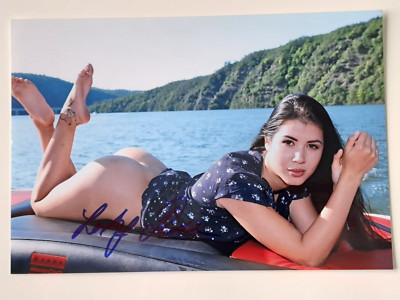 Lady Dee Sexy Adult Erotic AVN Model signed 20x30cm Foto Autogramm Autograph 45