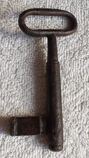 Antique old collectible key iron treatment rust 