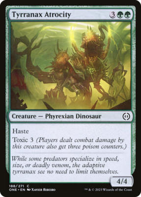 x1 Tyrranax Atrocity ONE MTG 188/271 COMMON M/NM 1x