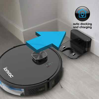 OPEN BOX  / Ionvac 9048 OptiMax Robovac, Laser Mapping Robot Vacuum Cleaner  