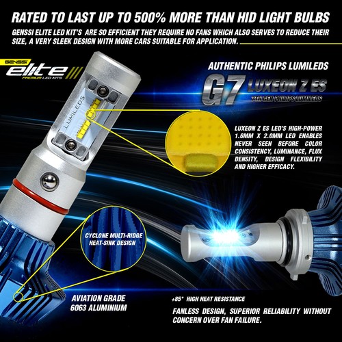 G7 LED Fog Light Bulb Lamp Foglight Upgrade for Freightliner Sprinter 2500 3500 - Picture 8 of 9
