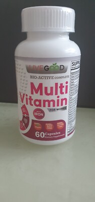 Livegood MultiVitamine für Frauen,      60 Kapseln     MHD 9/26