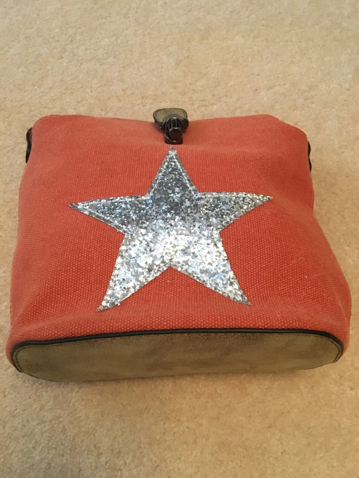 New Women Small Glitter Star Top handle Handbag Shoulder Crossbody Messenger Bag - Image 3 of 4