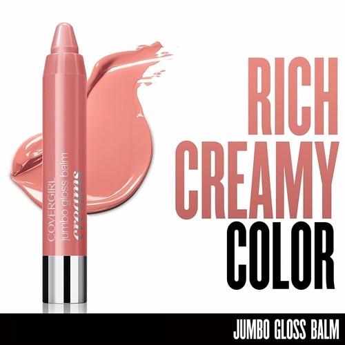 (2 Pack) COVERGIRL Colorlicious Jumbo Gloss Balm Creams Caramel Cream 280, .11oz - Picture 4 of 5