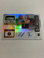 2023-24 CONTENDERS HUNTER TYSON 36/49 THE FINALS TICKET VARIATION ROOKIE AUTO SP