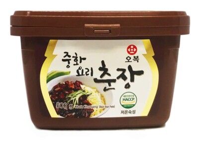 Obok Chunjang Korean Black Bean Paste Essential Jjajang Sauce 500g Seasoning