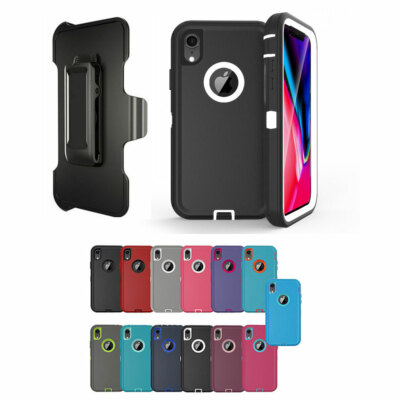 Shockproof Heavy Duty Hybrid Defender Rugged Case for iPhone X/XS