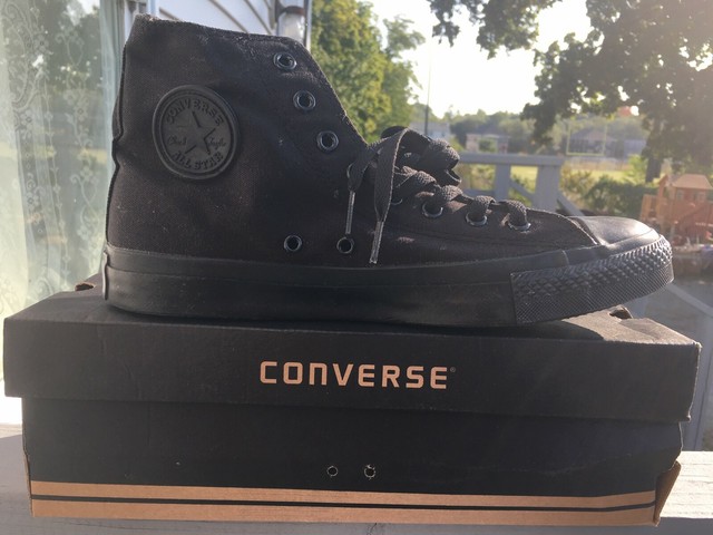 black high top converse ebay