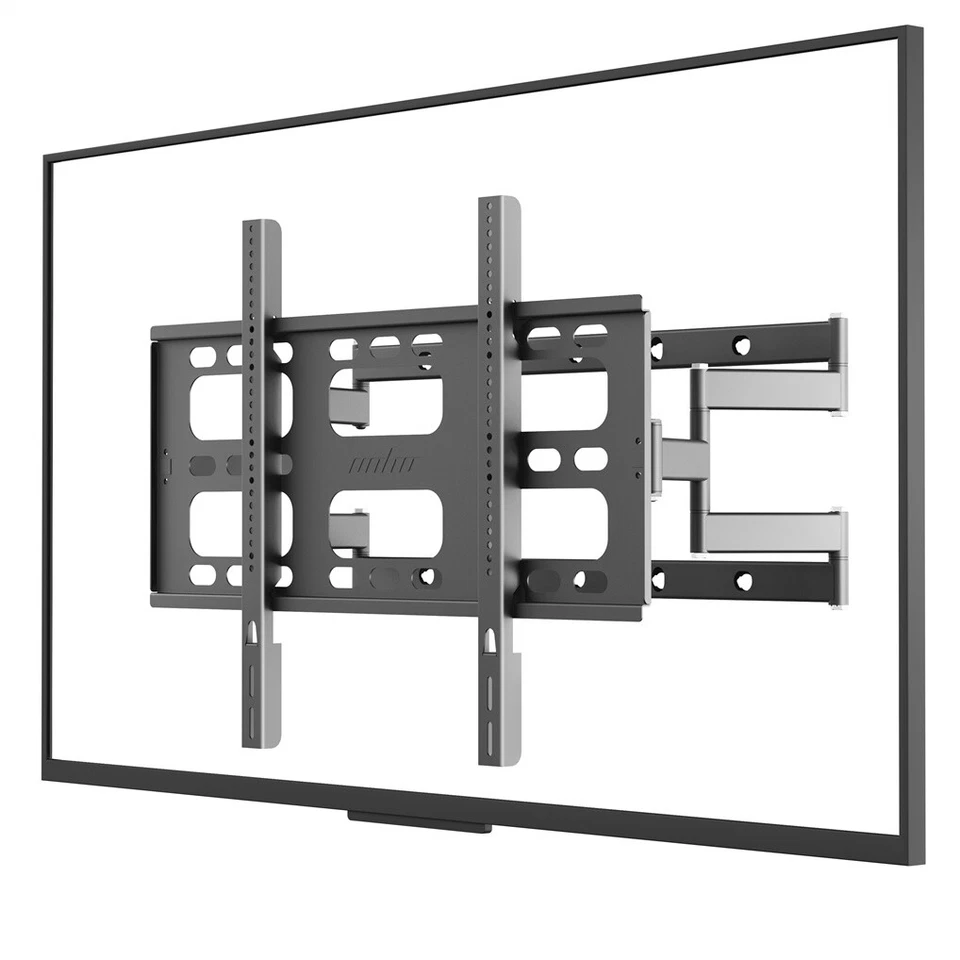 XL Full Motion TV Wall Mount for 40-100" TV Bracket Dual Swivel Articulating Arm - Image 2 of 4