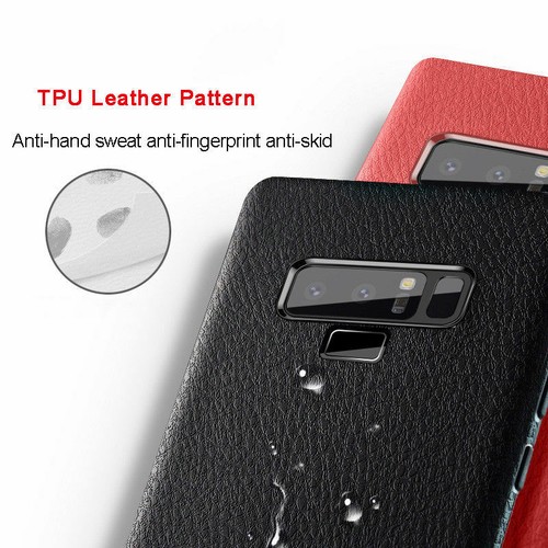 Handyhülle Silikon Case für Samsung S9 S10 S20+ Ultra Leder Optik Schutzhülle - Picture 20 of 86