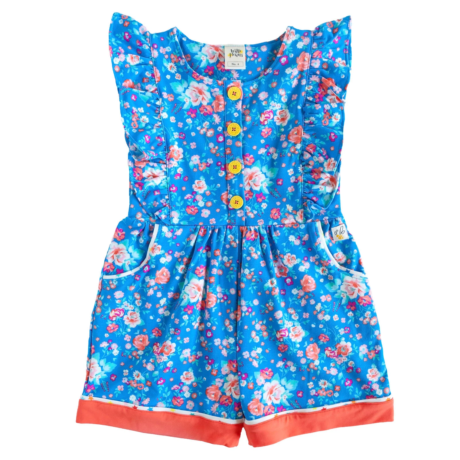 Girls Wildflowers clothing La La Land Addison Rebecca Romper size 14 NWT