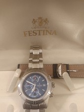 Orologio da polso da uomo Festina cronografo in acciaio
